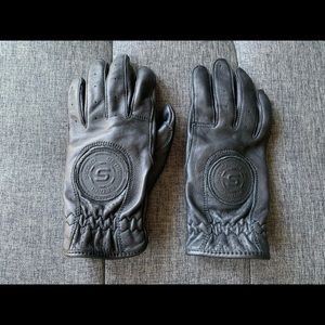 Sedici Leather Motorcycle Riding Gloves, Small